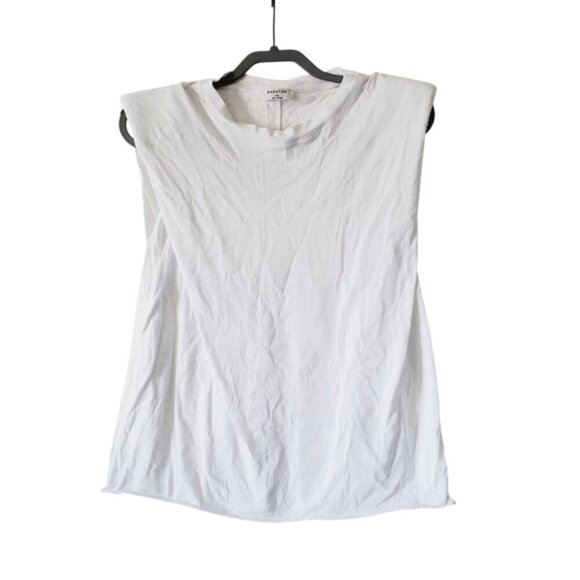 Aritzia Babaton Tank Crew Neck Shoulder Pad Tank 2XS - Picture 2 of 7